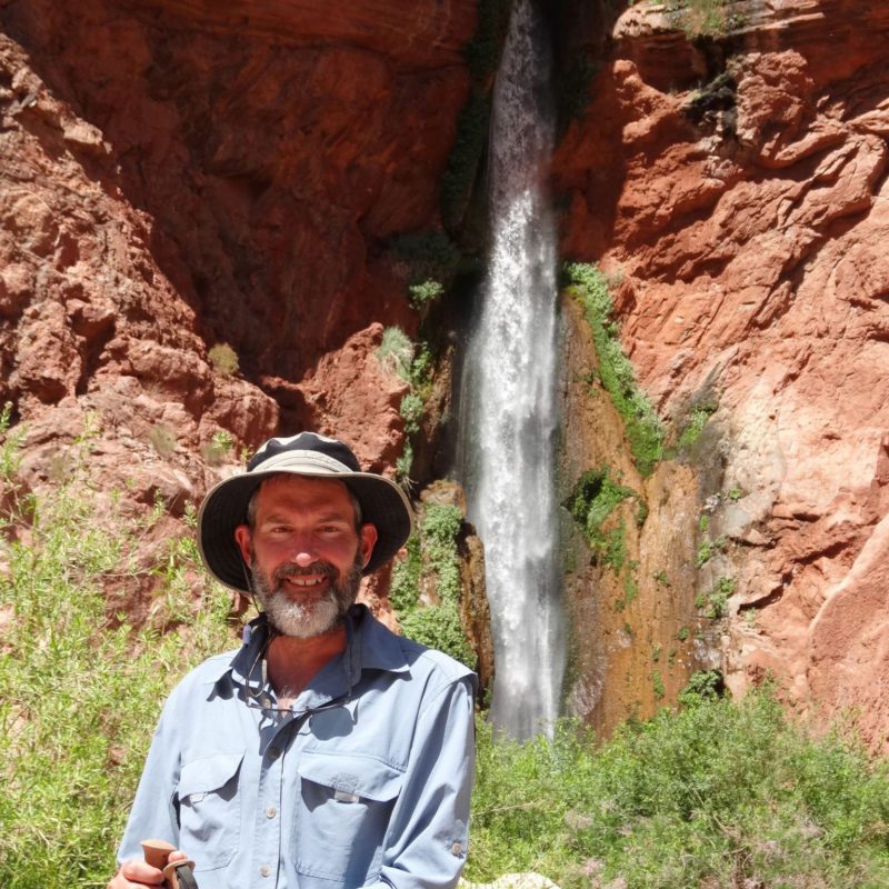 Mike Yochim at Deer Creek Falls, Grand Canyon